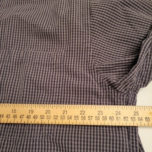 Columbia Mens XL Button Down Shirt Gray Plaid - Picture 6 of 6